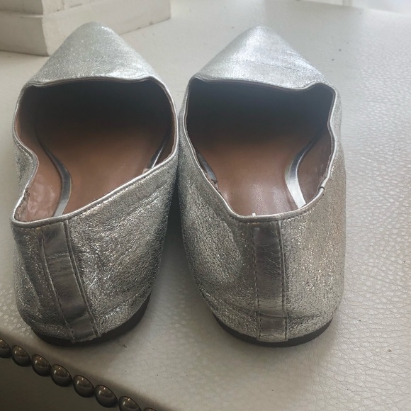 Silver flats size 10 - Picture 2 of 3